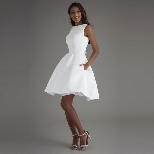 Eva - Vestido acampanado sin mangas