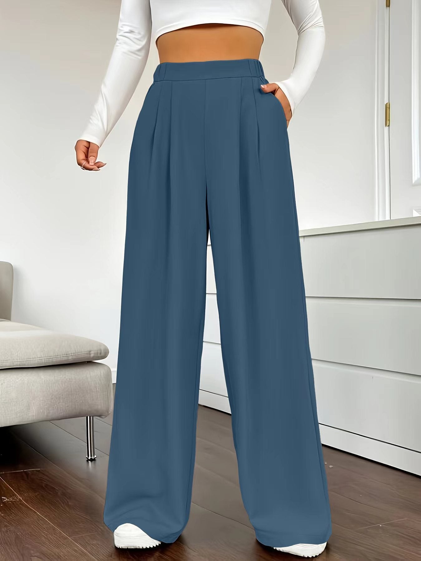 Carla | Pantalón casual recto y ancho para mujer en primavera