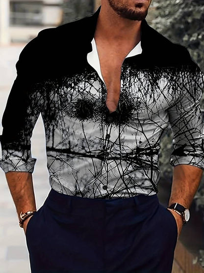 Claudio | Camisa de manga larga elegante para hombres