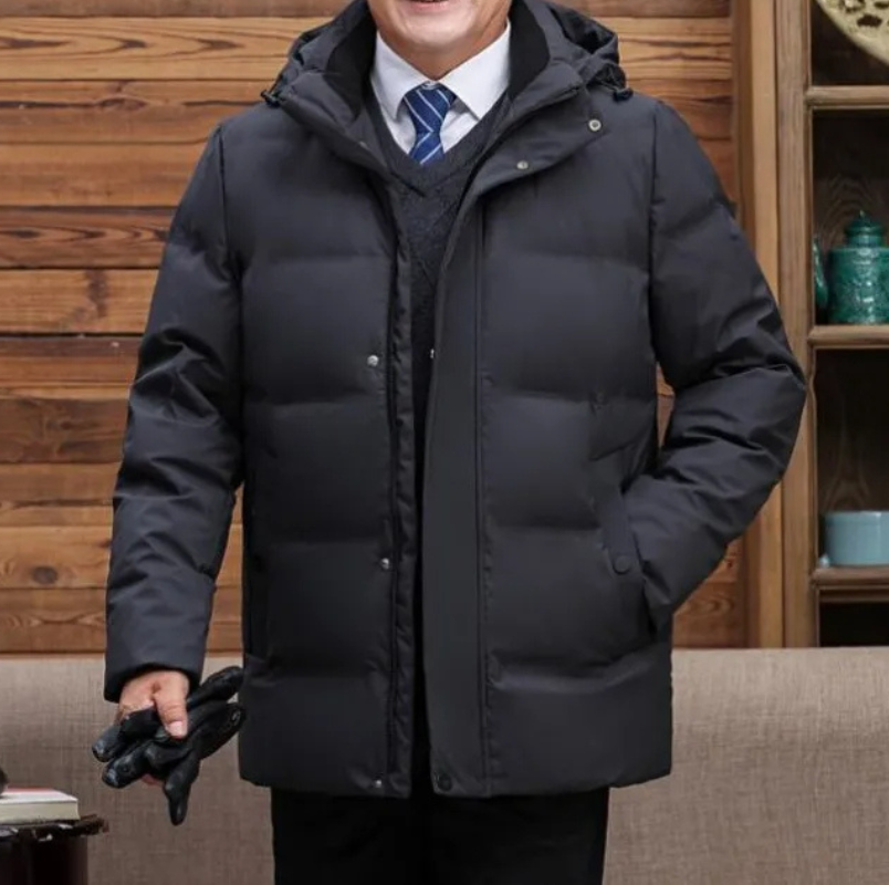 Emersyn | Chaqueta de plumón para hombres con capucha para personas mayores