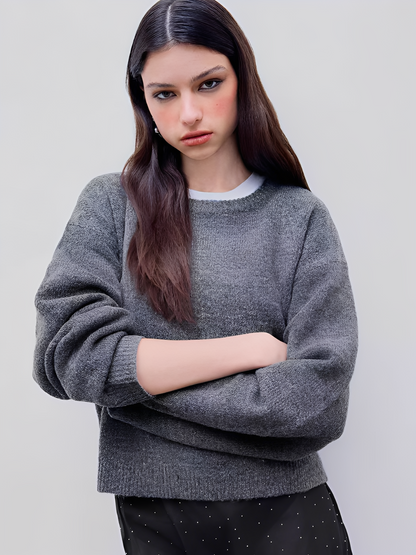 Emma – Suéter de mujer de lana con diseño básico