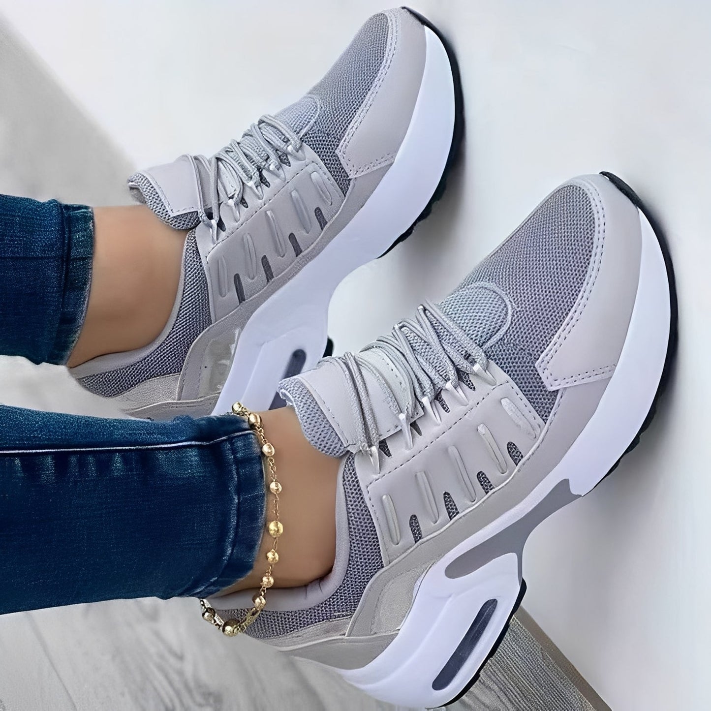 Ariana - Zapatillas de mujer deportivas con plataforma