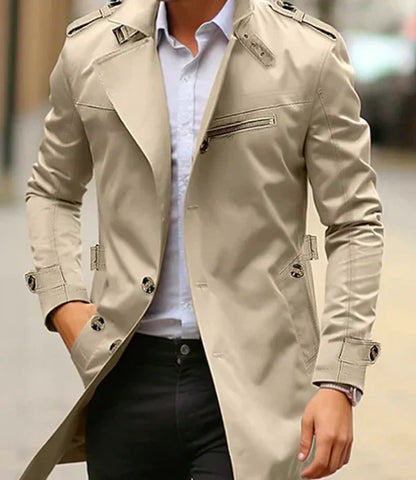 Gabriel – Gabardina Clásica de Invierno para Hombre