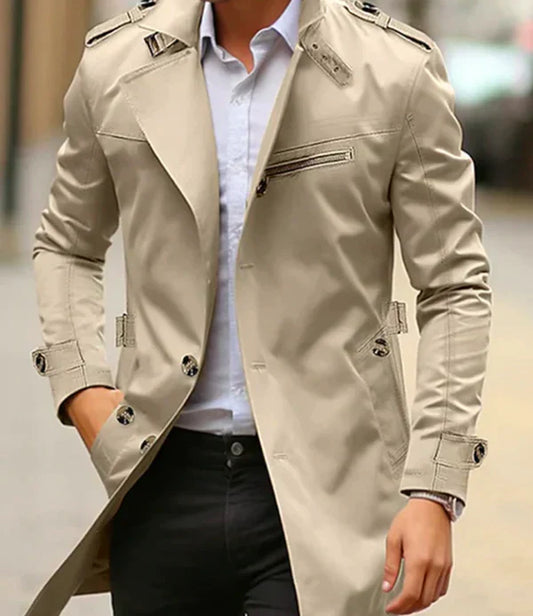 Gabriel – Gabardina Clásica de Invierno para Hombre
