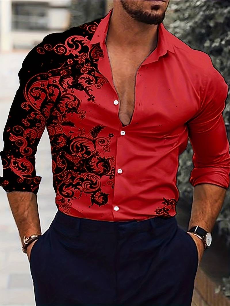 Claudio | Camisa de manga larga elegante para hombres