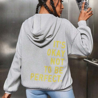 Paula – Sudadera con capucha y estampado motivacional