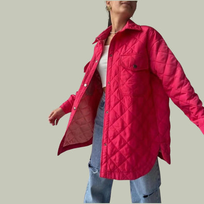 Patryssia | Chaqueta acolchada clásica con botones de presión para mujer