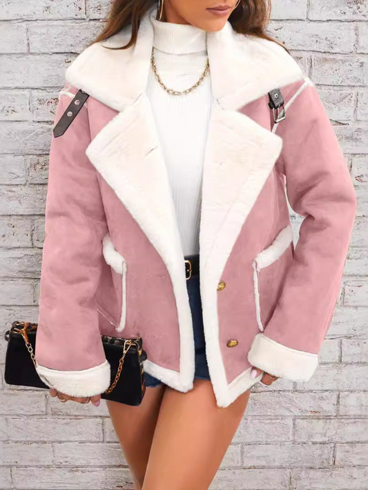 Isidora – Chaqueta de invierno con forro de borrego