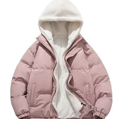 Vahlcyra | Chaqueta de invierno cálida con forro polar y capucha para mujer