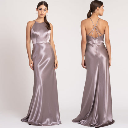 Eulalia | Vestido de satén elegante para damas de honor y hermanas