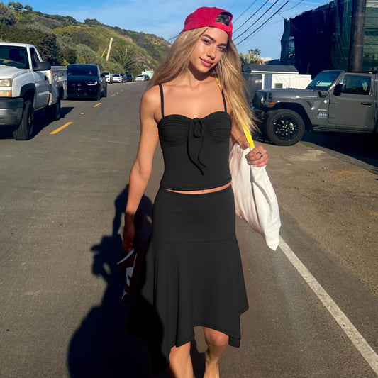 Lía - Conjunto negro de verano