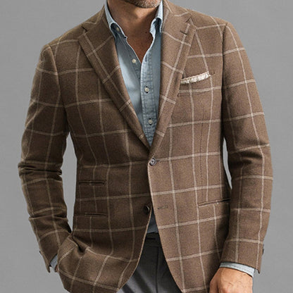 Eduardo | Blazer a rayas para hombre, estilo casual y ajuste slim fit