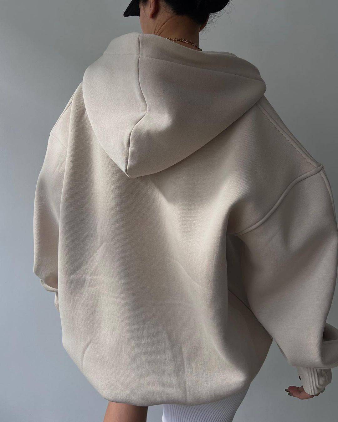 Ricarda - Sudadera con capucha de poliéster