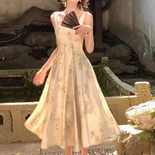 Aurora - Vestido midi satinado vestidos fiesta