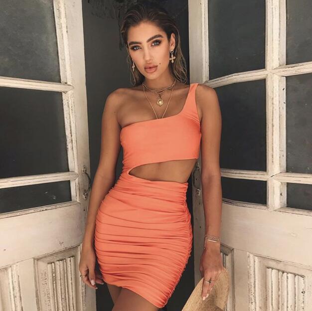 Camila - Vestido de satén con tirantes
