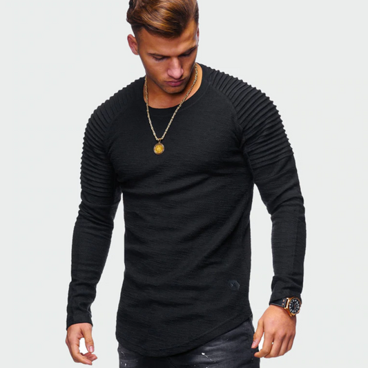 Álvaro - Camiseta de manga larga para hombre