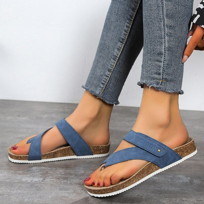 Daniela | Sandalias ortopédicas modernas corcho
