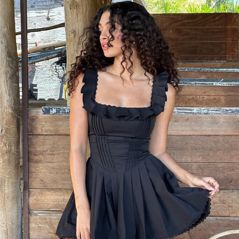Noa - Vestido mini negro vestidos fiesta