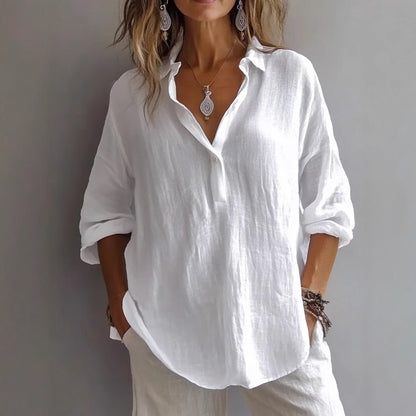 Mariana - Blusa holgada de lino