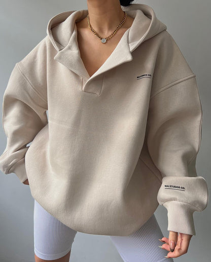 Ricarda - Sudadera con capucha de poliéster