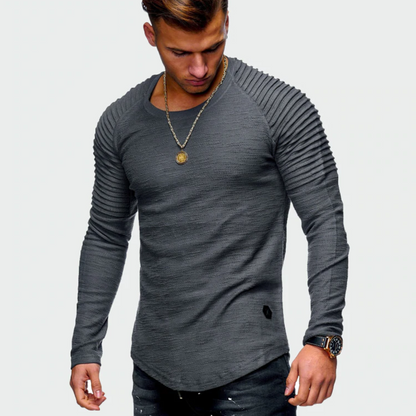 Álvaro - Camiseta de manga larga para hombre