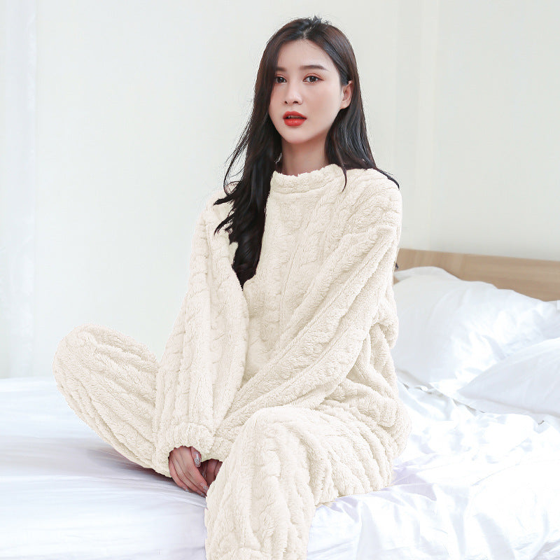 Melinda - Conjunto de pijama de felpa de poliéster