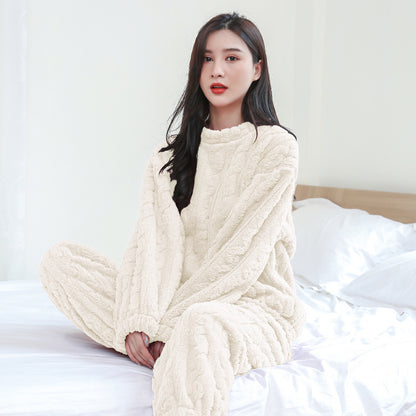 Melinda - Conjunto de pijama de felpa de poliéster