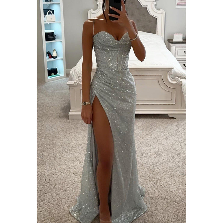 Daniela - Maxi vestido de fiesta con abertura