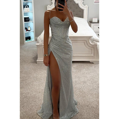 Daniela - Maxi vestido de fiesta con abertura