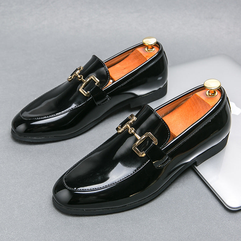 Rhyse | Mocasines de hombre casuales y brillantes en color sólido