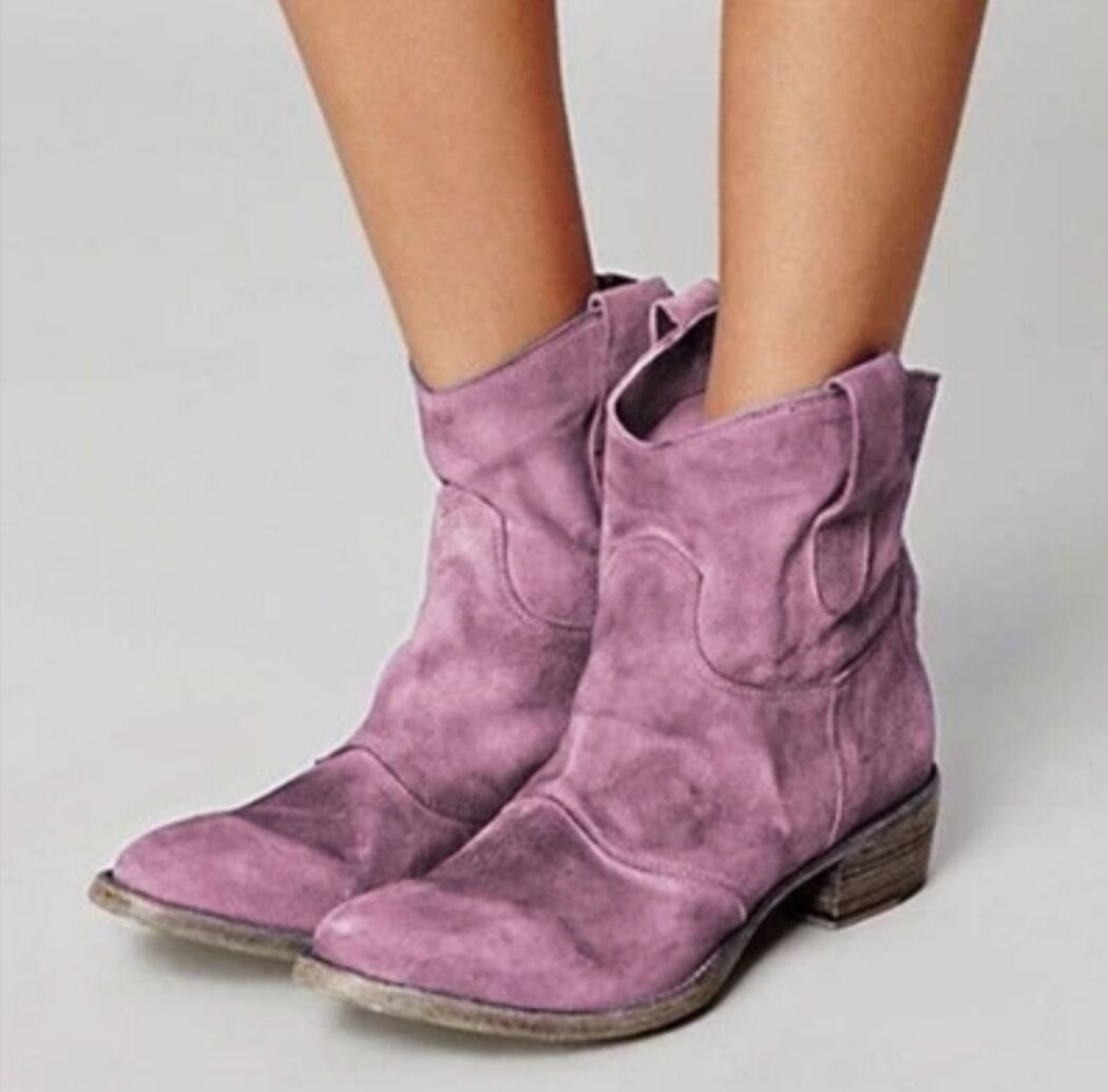 Selena - Botines western de ante
