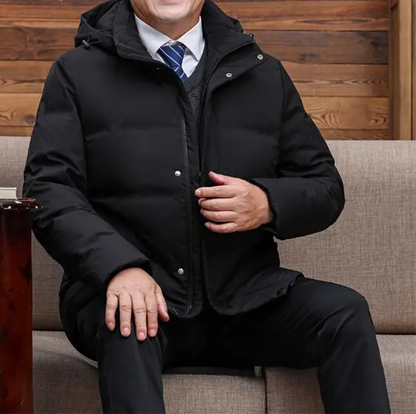 Emersyn | Chaqueta de plumón para hombres con capucha para personas mayores