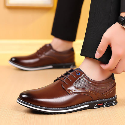 Geronimo - Zapatos de vestir marrones para hombre