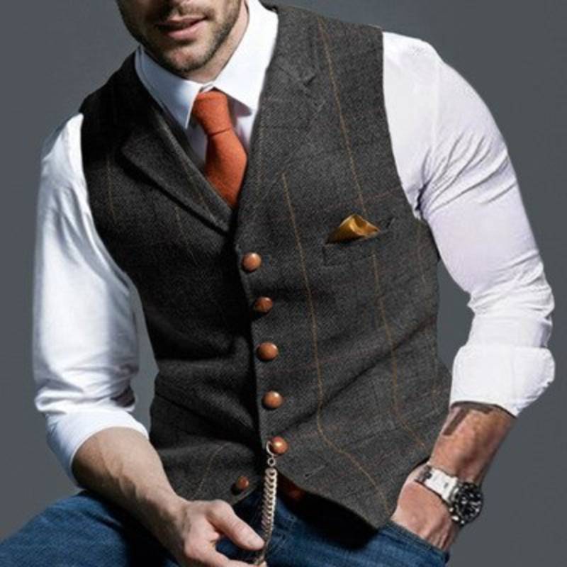 Gabrìel | Elegante chaleco a cuadros para hombre