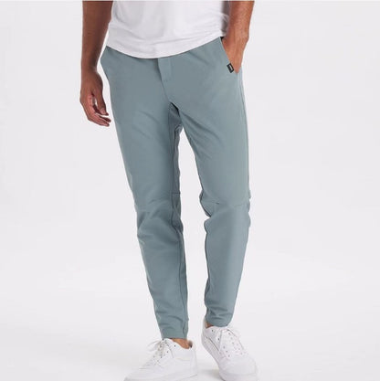 Uryel | Pantalones de ocio de seda fría para hombre