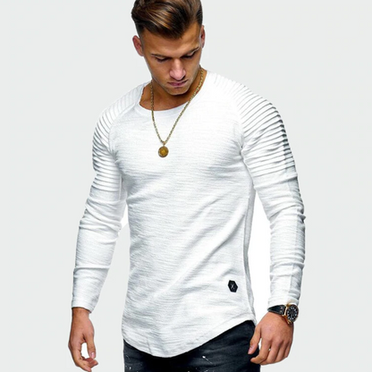 Álvaro - Camiseta de manga larga para hombre
