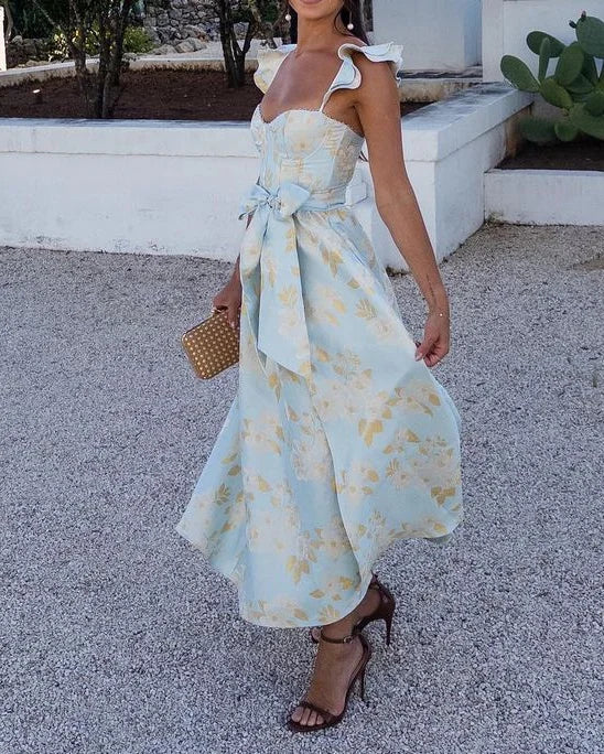 Ana | Vestido con Lazo Elegante
