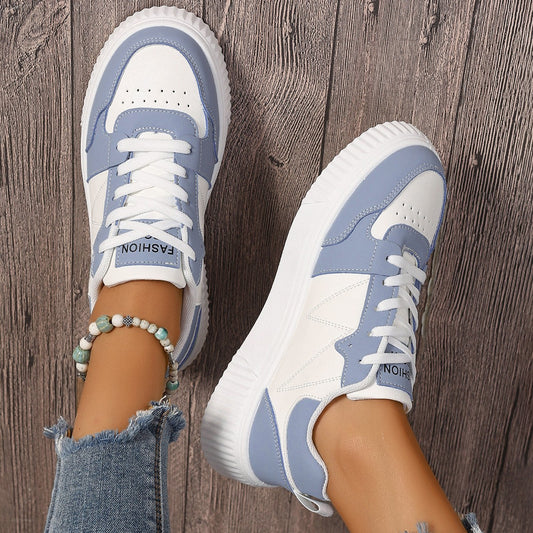Nayla - Zapatillas de verano con diseño bicolor y suela deportiva