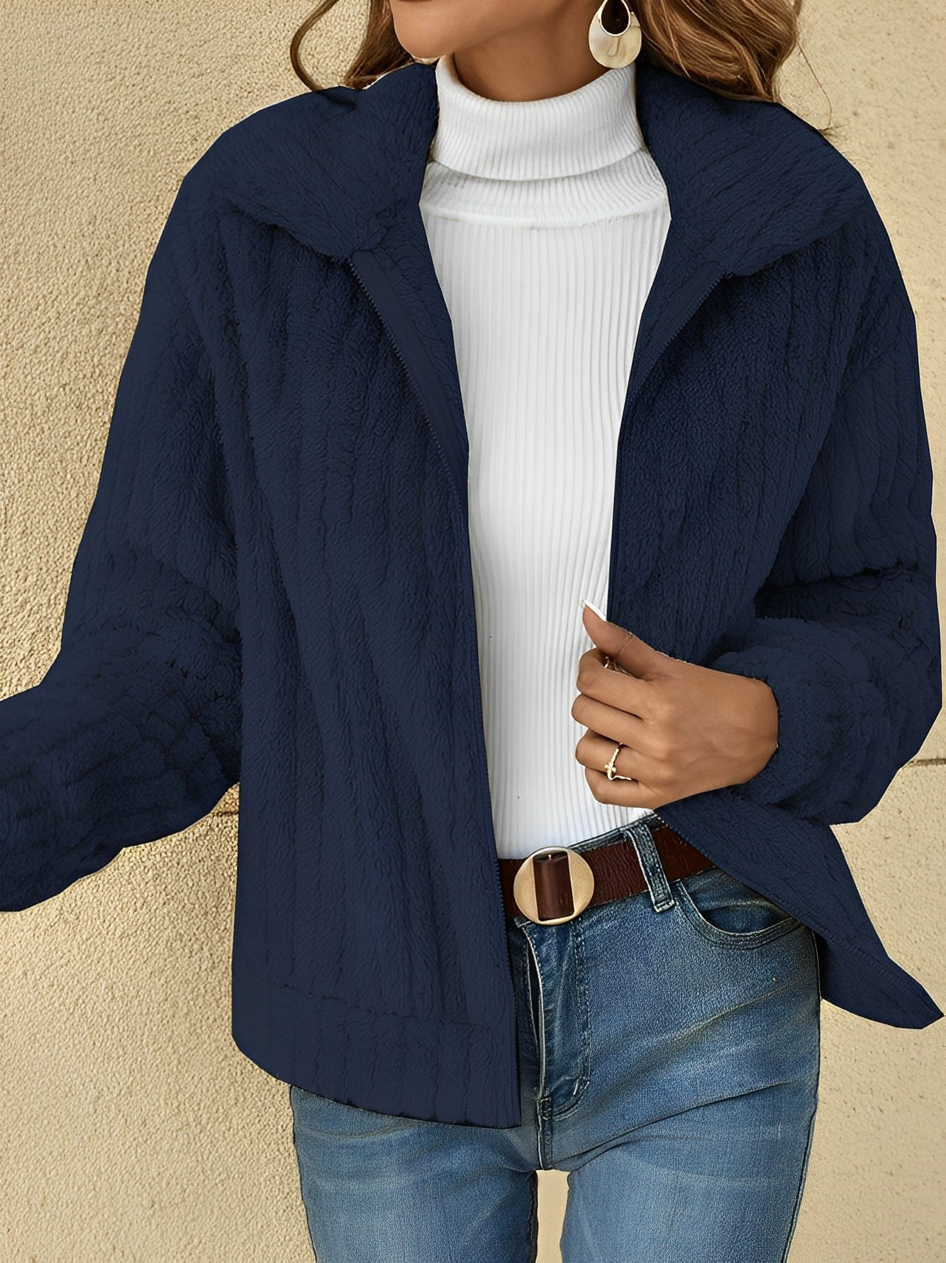 Nora – Chaqueta Teddy de Invierno para Mujer