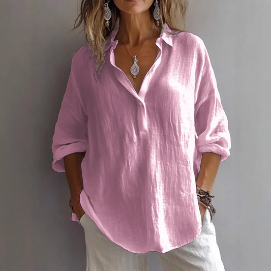 Mariana - Blusa holgada de lino