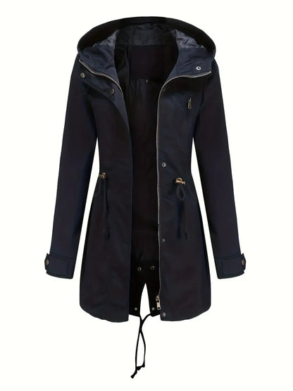 Lucía – Chaqueta Impermeable con Capucha