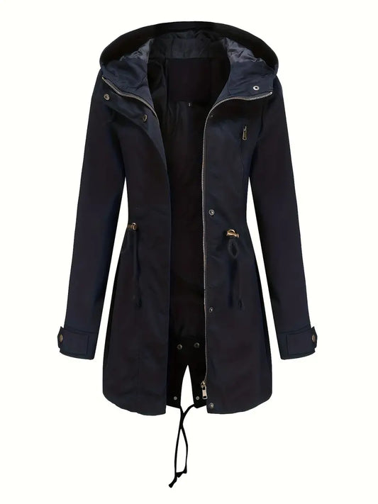 Lucía – Chaqueta Impermeable con Capucha