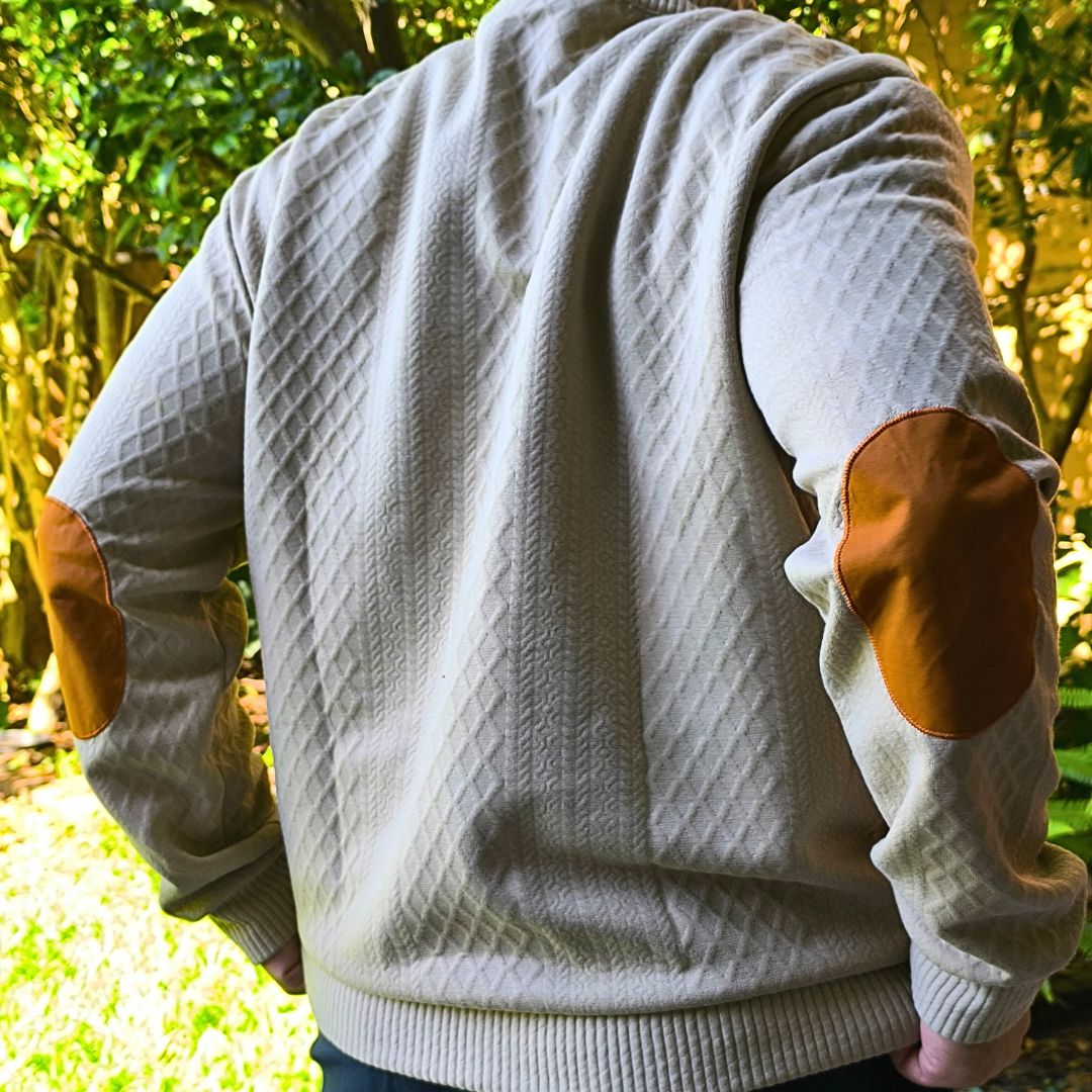 Khrystoff | Jersey de punto clásico con cuello alto Edición Limitada para hombre