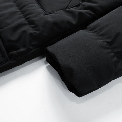 Matteo – Abrigo Acolchado de Invierno con Capucha para Hombre