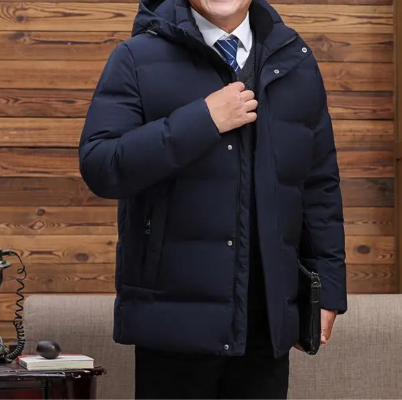Emersyn | Chaqueta de plumón para hombres con capucha para personas mayores