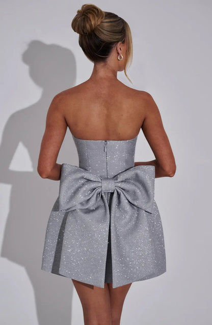 Valeria - Vestido corto brillante mujer