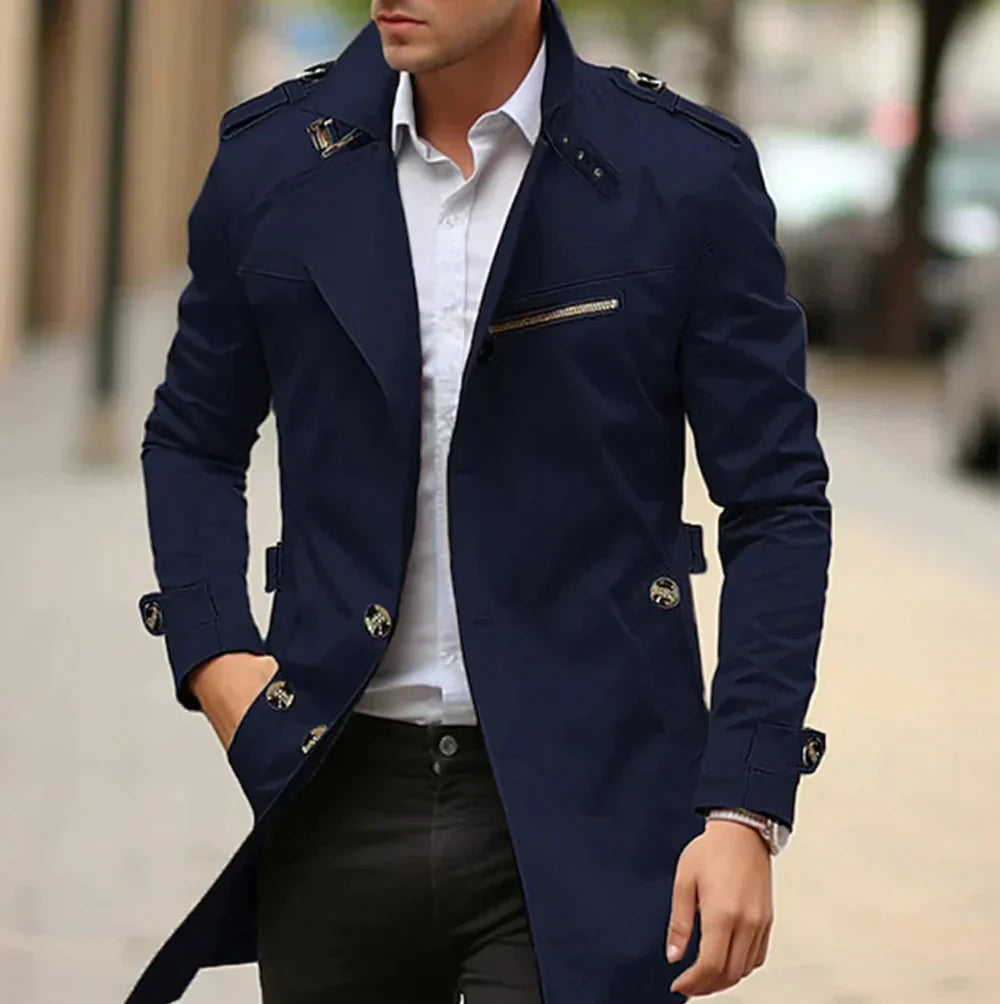 Gabriel – Gabardina Clásica de Invierno para Hombre