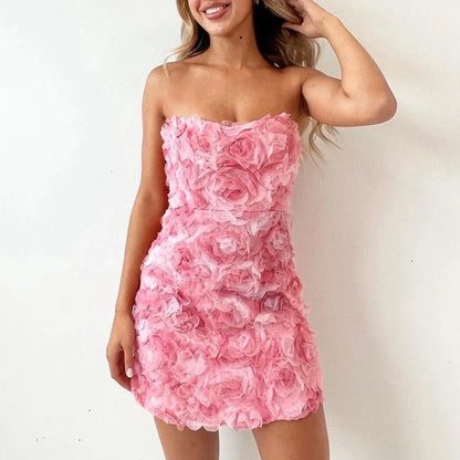 Beatriz | Vestido sin tirantes elegante