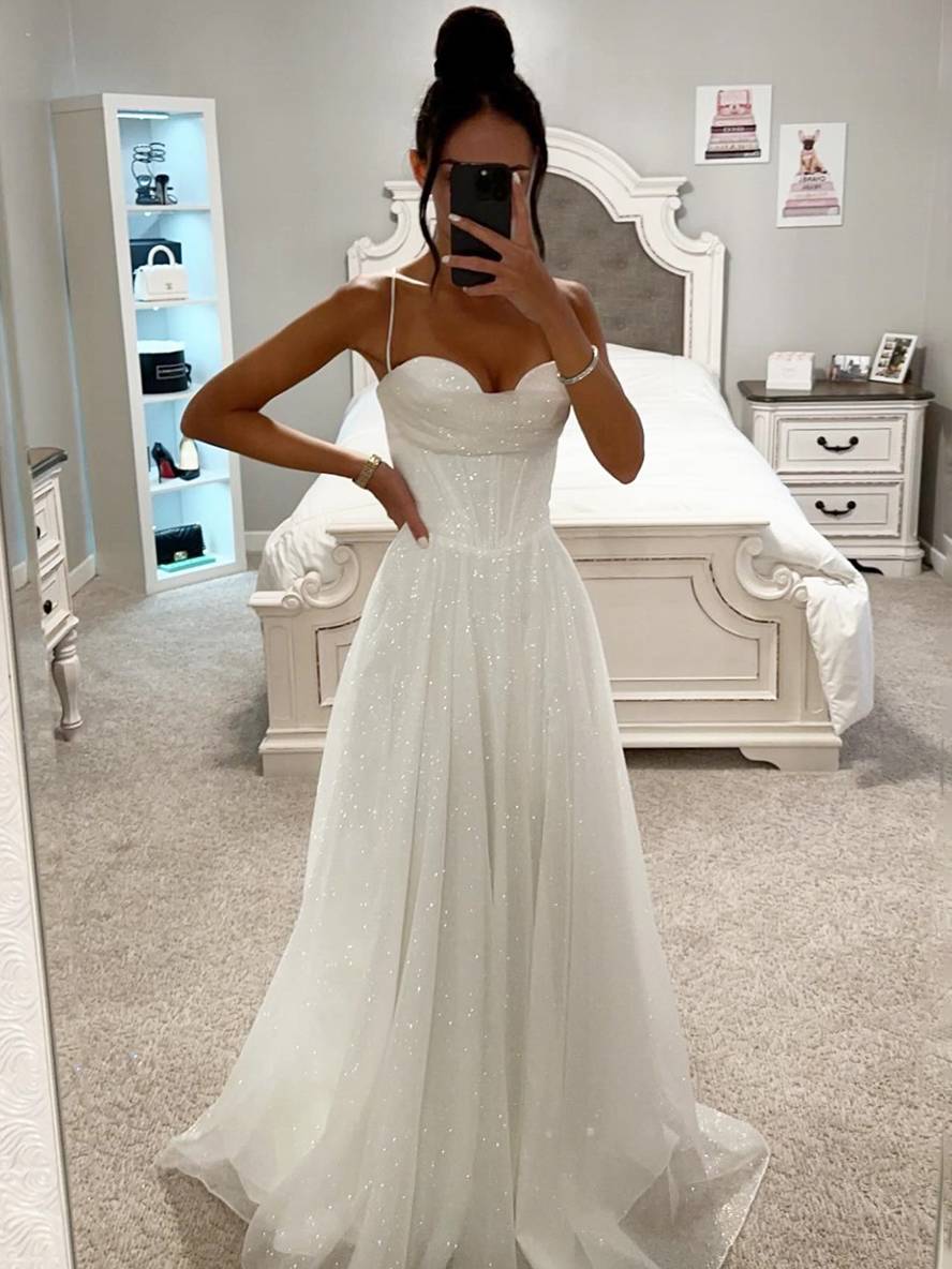Isabella - Vestido Mujer Largo de Fiesta con Tirantes Finos