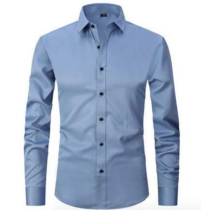 Andrés - Camisa de hombre de manga larga con botones